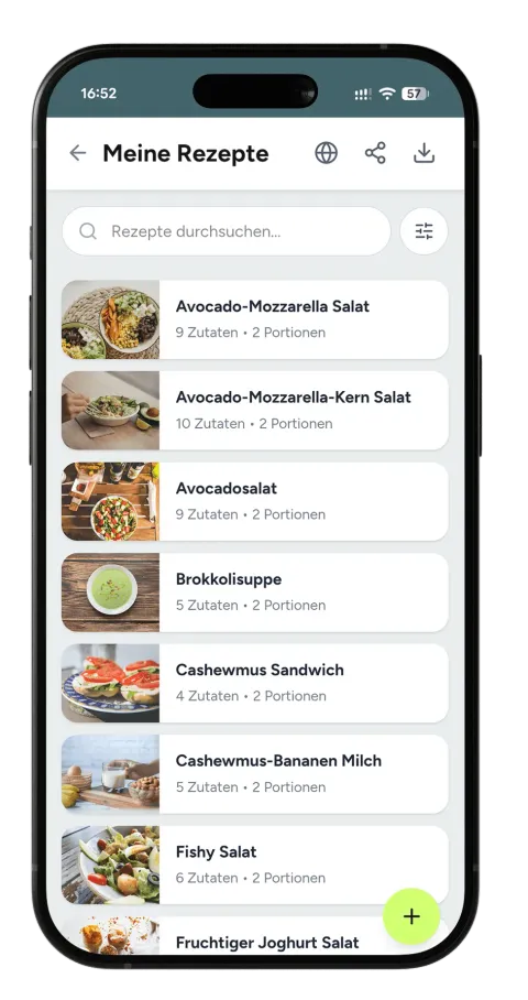 nomli App Rezepte